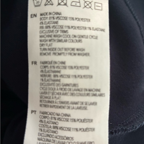 VARLEY MAPLE SHORT-SLEEVE MINI DRESS navy medium Large - Picture 16 of 16